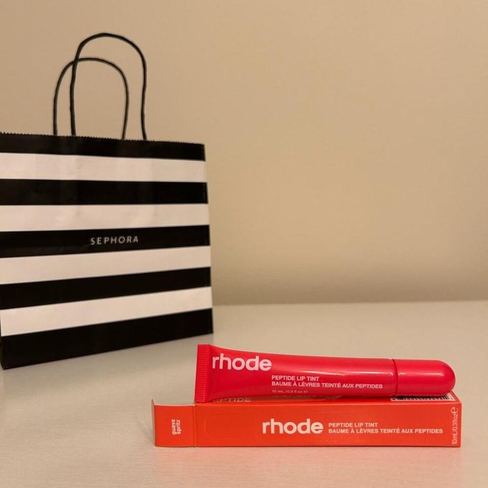 Rhode Guava Spritz Peptide Lip Tint Hailey Bieber Glazed Lip Viral Shade NEW